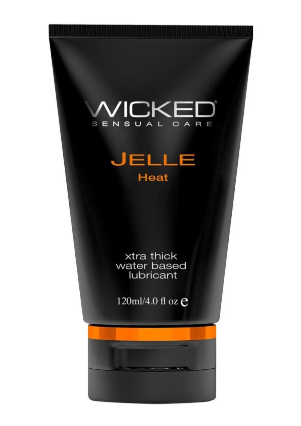 Wicked Jelle Heat Waterbased Anal Gel 4 Ounce