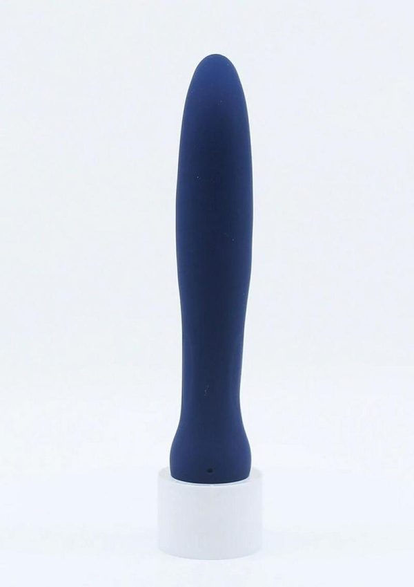 NU Sensuelle Baelii USB Rechargeable Flexible Silicone Vibrator Waterproof Navy - Image 4