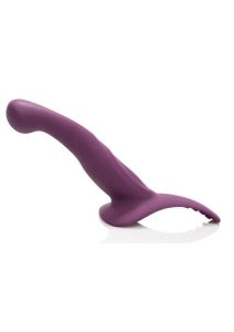 Me2 Vibrating Silicone Strap-On - Purple