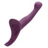 Calexotics Me2 Vibrating Silicone Probe Strap On Waterproof Purple - Image 3