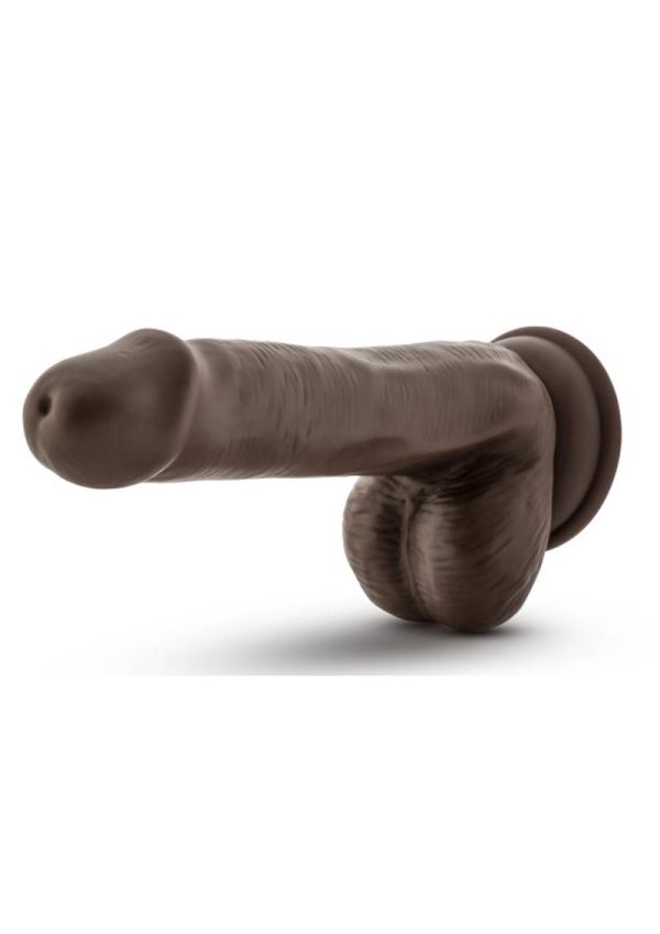 Coverboy Top Gun Tommy Dildo with Balls 6.5in - Chocolate