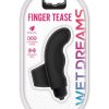Wet Dreams Finger Tease Play Vibe Waterproof Black - Image 2