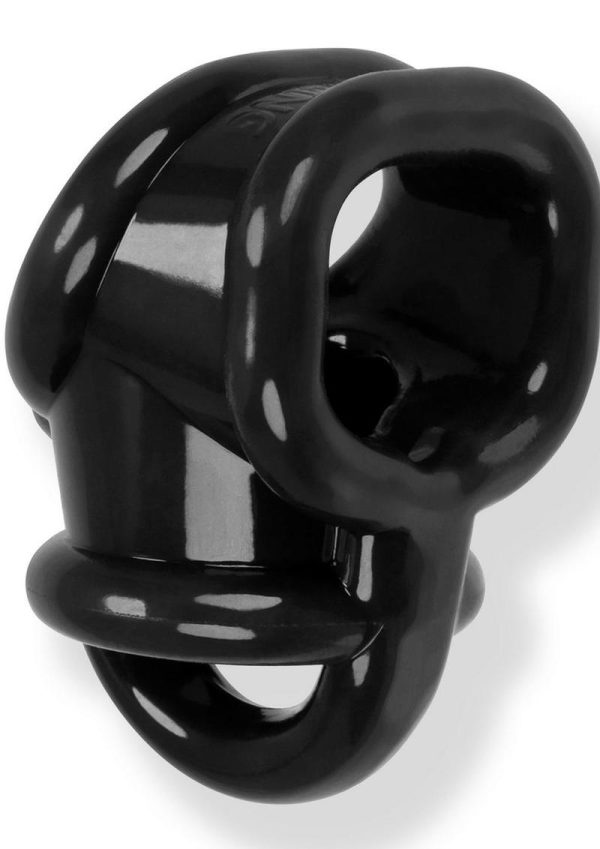 Ballsling With Ballsplitter Cockring Black - Image 3