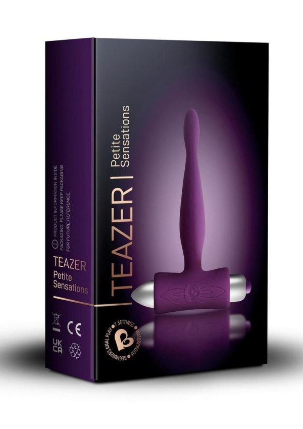 Petite Sensations Teazer 7 Speed Silicone Anal Stimulator Waterproof Purple - Image 2