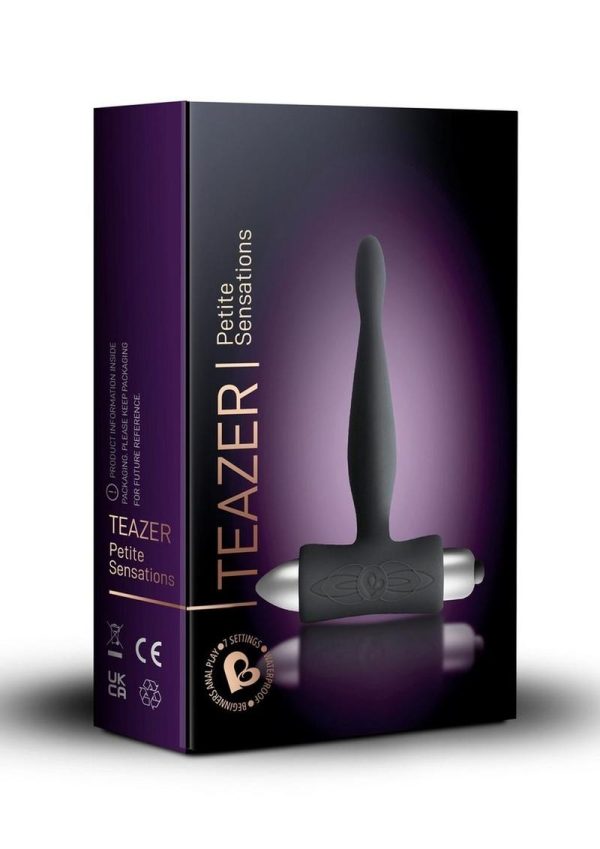 Petite Sensations Teazer 7 Speed Silicone Anal Stimulator Waterproof Black - Image 2