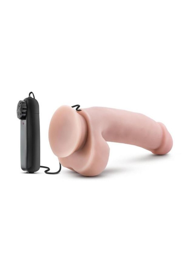 Loverboy Quarterback Realistic Vibrating Cock Vanilla 7 Inches - Image 4