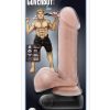 Loverboy Goalie Realistic Vibrating Cock Vanilla 8 Inches - Image 2
