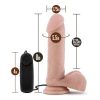 Loverboy Goalie Realistic Vibrating Cock Vanilla 8 Inches - Image 4
