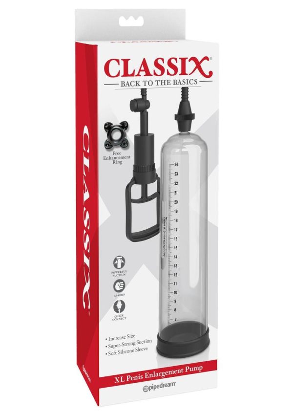 Pipedream Classix Penis Enlargement Pump Clear XL - Image 2