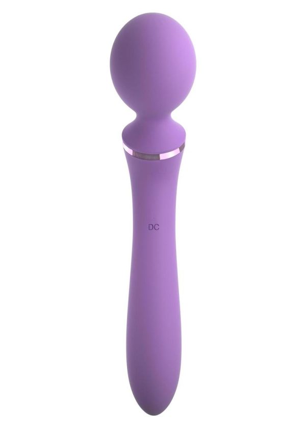 Fantasy For Her Duo Wand Massage Her Silicone Rechargeable Waterproof Purple - Image 3