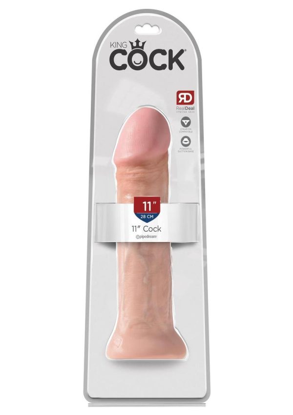 King Cock Realistic Dildo Flesh 11 Inch - Image 2