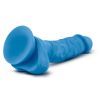 Neo Dual Density Realistic Cock With Balls Blue 7.5 Inch - Image 3