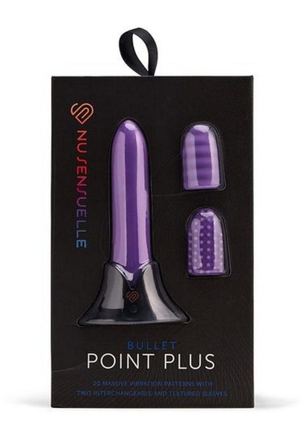 Sensuelle Point Plus 20 Function Bullet Silicone Rechargeable Waterproof Purple - Image 2