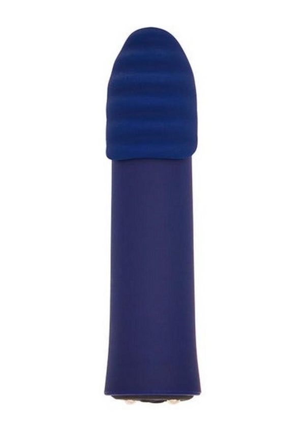 Sensuelle Point Plus 20 Function Bullet Silicone Rechargeable Waterproof Navy Blue - Image 3