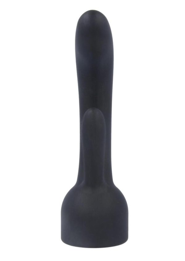 Doxy Rabbit Massager Attachment Silicone Black - Image 4