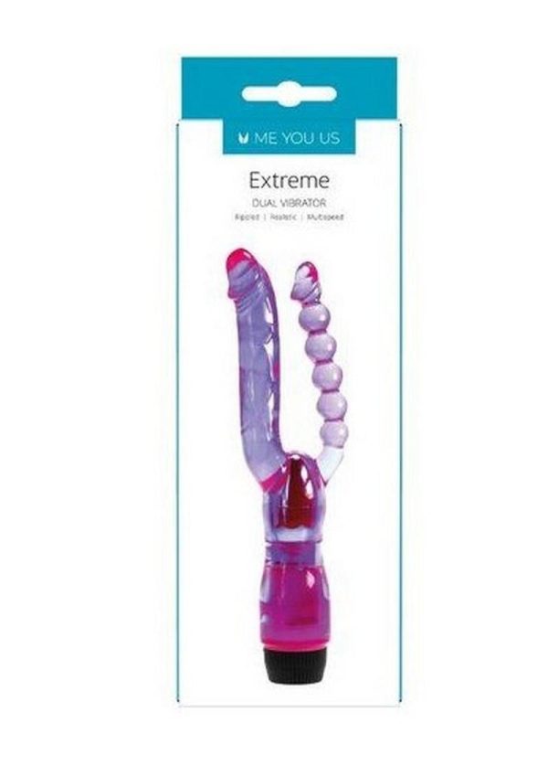 Minx Extreme Dual Vibrator Purple 4.75 Inches - Image 3