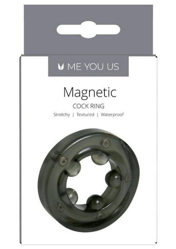 Linx Magnetic Cock Ring Waterproof Black - Image 3