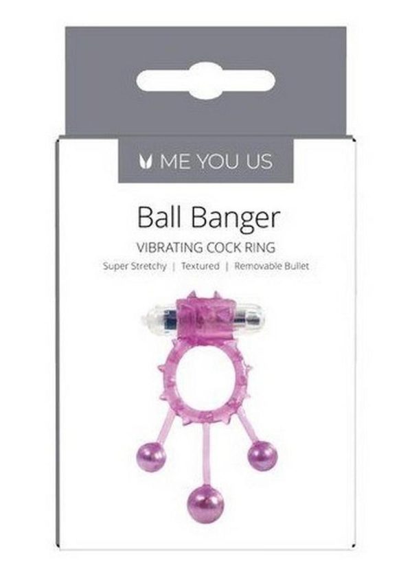 Linx Ball Banger Cock Ring Purple Os - Image 3