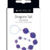 Kinx Dragons Tail Anal Beads Waterproof Purple 10.75 Inches - Image 3