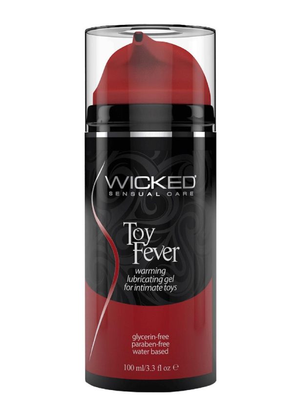 Wicked Toy Fever Warming Lubricating Gel  Water Based For Intimate Toys 3.3 Ounce