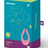 Satisfyer Partner Multifun 2 Silicone Singles Or Partner Vibrator USB Rechargeable Waterproof Pink - Image 2