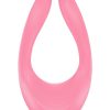 Satisfyer Partner Multifun 2 Silicone Singles Or Partner Vibrator USB Rechargeable Waterproof Pink - Image 4