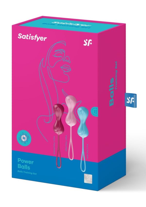 Satisfyer Balls CO2 Double Lg Set of 3 Female Stimulator - Image 2