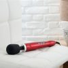 DOXY Die Cast Plug-In Vibrating Wand Body Massager Metal Red - Image 4