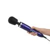 DOXY Die Cast Plug-In Vibrating Wand Body Massager Metal Purple - Image 3