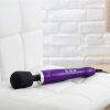 DOXY Die Cast Plug-In Vibrating Wand Body Massager Metal Purple - Image 4