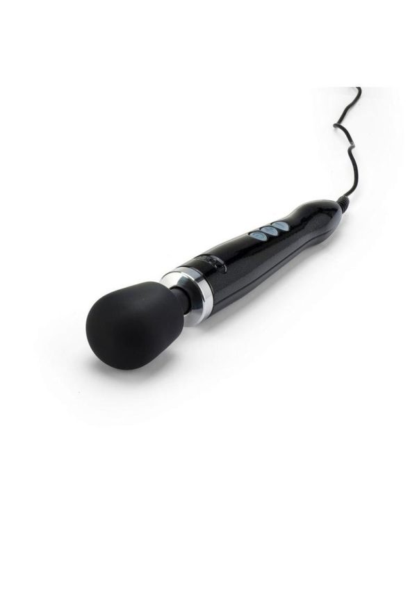 DOXY Die Cast Plug-In Vibrating Wand Body Massager Metal Black - Image 3