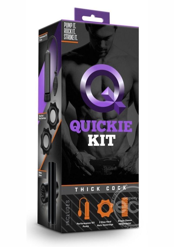 Quickie Kit Thick Cock Performance Pump Kit Black - Image 2