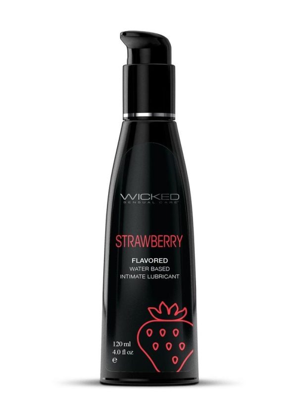 Wicked Aqua Strawberry Lube 4oz - Image 2