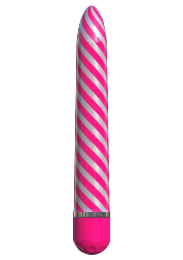 Sweet Swirl Vibrator Pink 8 inch Multi Speed Waterproof - Image 3