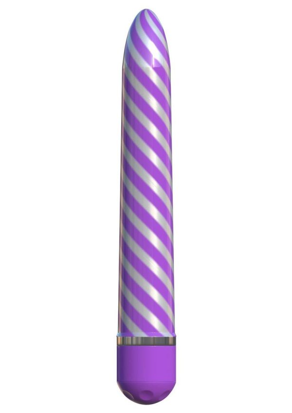 Sweet Swirl Vibrator Purple 8 inch Multi Speed Waterproof - Image 3