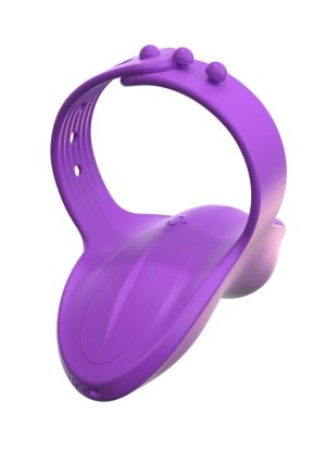 Fantasy For Her Finger Vibe Vibrating Massager Multi Function Waterproof Rechargeable Silicone Finger Vibrator - Purple