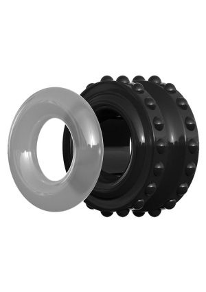 Sir Richard`s Control Pro Performance Advanced Cock Ring - Black/Grey