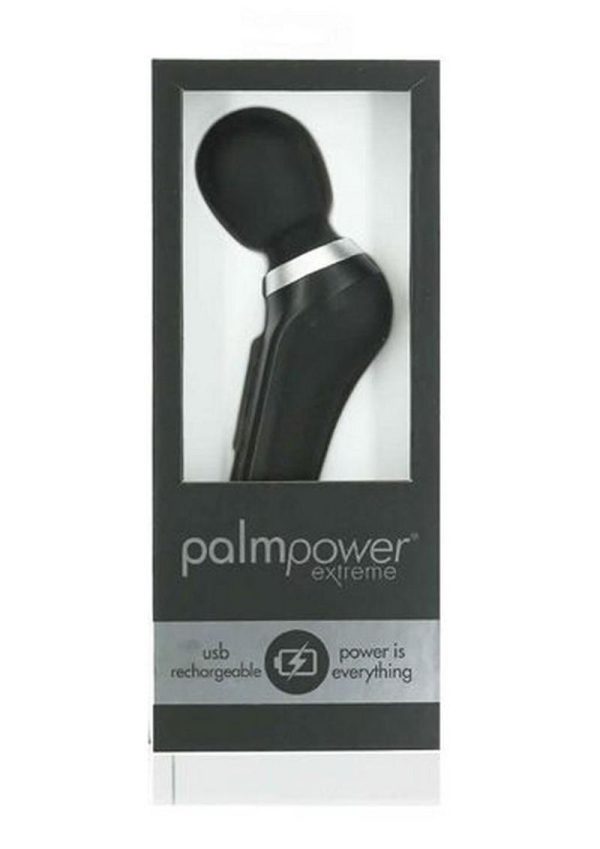 Palmpower Extreme Massager USB Rechargeable Water Resistant Black - Image 2