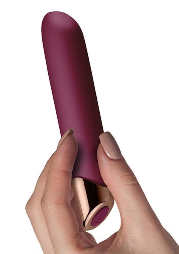 Chaiamo Burgundy Vibrator Waterproof Multi Function - Image 3