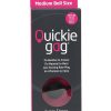 Quickie Gag Silicone Ball Gag Bondage Black - Image 2