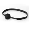 Quickie Gag Silicone Ball Gag Bondage Black