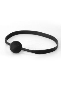 Quickie Gag Silicone Ball Gag Bondage Black