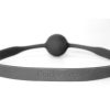 Quickie Gag Silicone Ball Gag Bondage Black - Image 3
