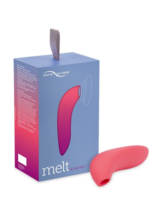 We-Vibe Melt Clitoral Stimulator Multi Speed Rechargeable Silicone Waterproof Coral - Image 2