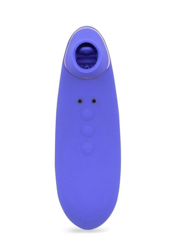 Nu Sensuelle Trinitii Suction Tongue Vibrator Rechargeable Multi Speed Ultra Violet - Image 3