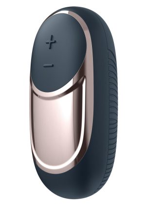 Satisfyer Lay-Ons Dark Desire Silicone Magnetic USB Rechargeable Vibrator - Black