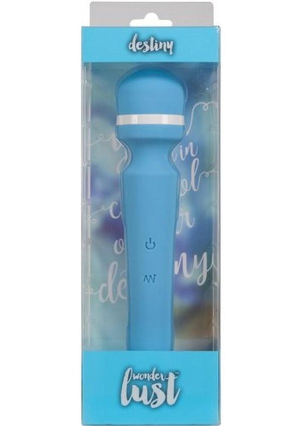 Wonderlust Destiny Water Resistant Rechargeable Silicone Multi Function Blue - Image 2