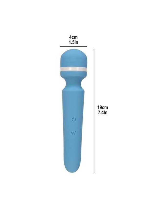 Wonderlust Destiny Water Resistant Rechargeable Silicone Multi Function Blue - Image 4