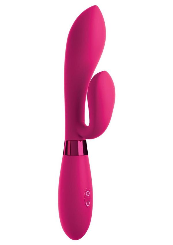 OMG Rabbits Mood Silicone Multi Speed Waterproof Vibrator Pink - Image 3