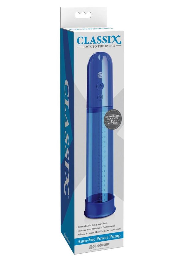 Classix Auto-Vac Power Pump Penis Enlargement System Blue - Image 2